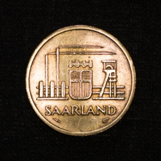 20 Franken 1954 Bereich Saarland