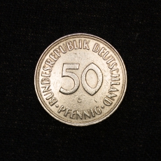50 Pfennig 1950 G Bundesrepublik Deutschland