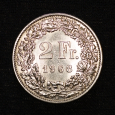 2 Franken 1968  B Schweiz