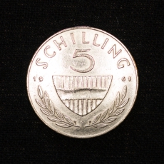 5 Schilling 1961 sterreich