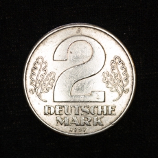 2 Deutsche Mark 1957 Deutsche Demokratische Republik