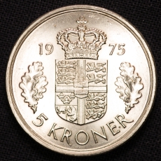 5 Kroner 1975 S+B Dnemark