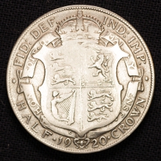 Half Crown 1920 Georgius V Grobritannien