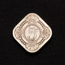 5 Cent 1943 Niederlande