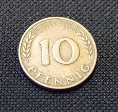 10 Pfennig 1950 D Bundesrepublik Deutschland