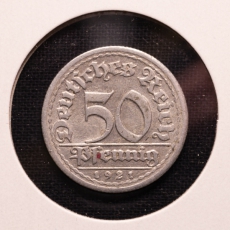 50 Pfennig 1921 G Deutschland