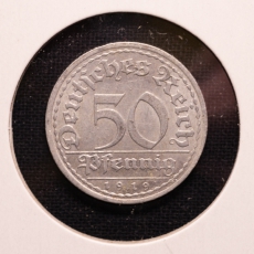 50 Pfennig 1919 A Deutschland