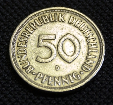 50 Pfennig 1950 D Bundesrepublik Deutschland