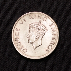 Half Rupee 1947 Indien