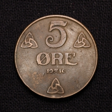 5 re 1916 Norwegen