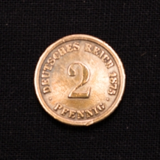 2 Pfennig 1875 D