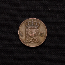 1/2 Cent 1863 Willem III Niederlande