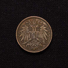 2 Heller 1894 Haus Habsburg Franz Joseph I. stereich