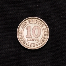 10 CENTS 1960 British Borneo