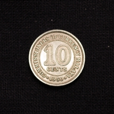 10 Cents 1950 Malaya