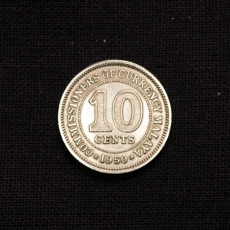 10 Cents 1950 Malaya