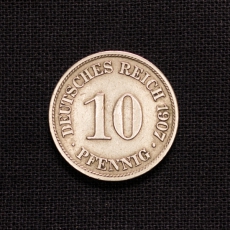 10 Pfennig 1907 A Deutsches Reich