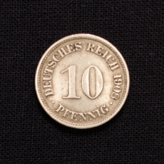 10 Pfennig 1908 F Deutsches Reich