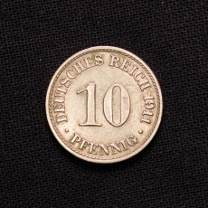 10 Pfennig 1911 A Deutsches Reich