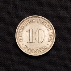 10 Pfennig 1911 J Deutsches Reich