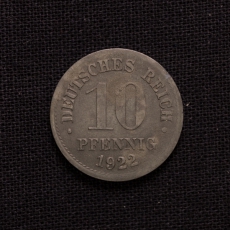 10 Pfennig 1922 Deutsches Reich