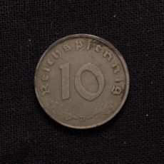 10 Reichspfennig 1944 D Deutsches Reich