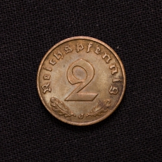 2 Reichspfennig 1938 J Deutsches Reich