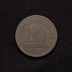 10 Pfennig 1917 Deutsches Reich (Raritt)