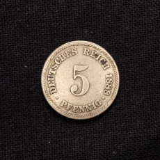 5 Pfennig 1888 A Deutsches Reich