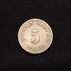 5 Pfennig 1900 A Deutsches Reich