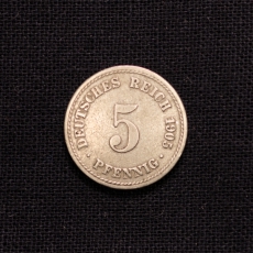 5 Pfennig 1905 A Deutsches Reich