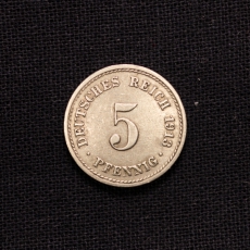 5 Pfennig 1913 A Deutsches Reich