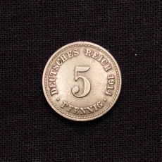 5 Pfennig 1914 A Deutsches Reich