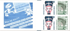 Briefmarkenheft - 20 PF + 80 Pf