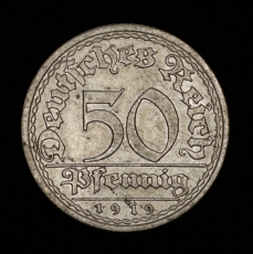 50 Pfennig 1919 A Deutsches Reich