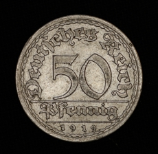 50 Pfennig 1919 A Deutsches Reich