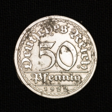 50 Pfennig 1922 J Deutsches Reich