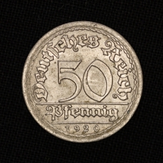 50 Pfennig 1920 F Deutsches Reich