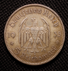 5 Reichsmark 1935 A Deutsches Reich