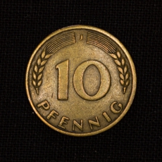 10 Pf 1949 J Bank Deutscher Lnder