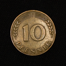 10 Pf 1949 J Bank Deutscher Lnder