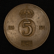 5 re 1954 Schweden