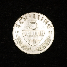 5 Schilling 1961 sterreich