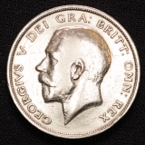 Half Crown 1917 Georgius V Gro�britannien