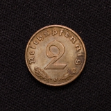 2 Reichspfennig 1938 J Deutsches Reich