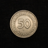 50 Pfennig 1950 J Bundesrepublik Deutschland