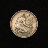 50 Pfennig 1950 J Bundesrepublik Deutschland