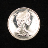25 Cent 1968 Kanada Canada Spiegelglanz