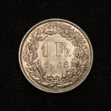 1 Franken 1968 B Switzerland