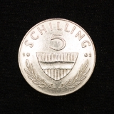 5 Schilling 1962 sterreich